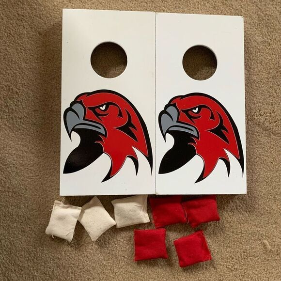 Miami RedHawks Mini Corn Hole Game - Picture 1 of 7